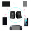 Ecobox Głośnik PC stereo czarny D7
