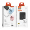 Somostel Słuchawki bluetooth douszne BT 5.3 czarny SMS-J20