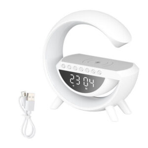Somostel lampa nocna LED + ładowarka indukcyjna Biały SMS-H304