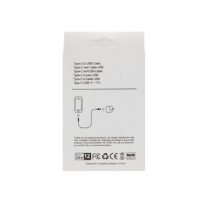 Ecobox Kabel USB - Typ-C 2.4A 2m Czarny