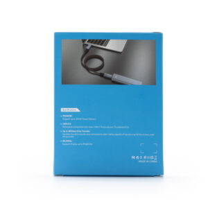 Ecobox kabel Usb PD Typ-C - Typ-C 240W 1m Power Delivery PD+PPS czarny