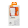 Somostel ładowarka sieciowa Typ-C 25W + kabel Typ-C - Typ-C 3A PD biały SMS-Q03