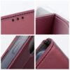 Kabura magneto do Motorola Moto G86 burgundowy