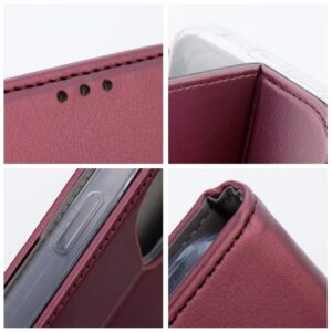 Kabura magneto do Motorola Moto G86 burgundowy