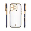 Nakładka Silky Gold case do iPhone 16 niebieski