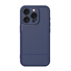 Nakładka Carbon Simple case do iPhone 13 niebieski