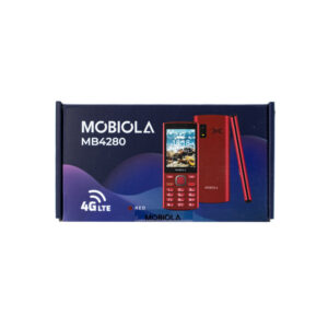 TELEFON GSM MOBIOLA MB4280 4G CZERWONY TELEFON KLASYCZNY DLA SENIORA