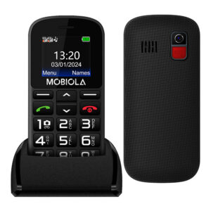 TELEFON GSM MOBIOLA MB200 2G TELEFON DLA SENIORA CZARNY