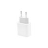 ŁADOWARKA SIECIOWA 3A 20W BIAŁA DENMEN 3600mA DC21 USB+TYP-C PD+C3.0 + KABEL USB TYP-C DO LIGHTNING 2A BIAŁY USB 3.0 PD USB-C