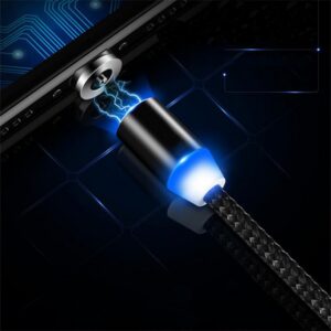 Ecobox Kabel 3w1 Magnetyczny 360 2A 1m Złoty