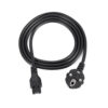 Kabel zasilający Do laptopa Koniczynka 500W 1.5m Czarny