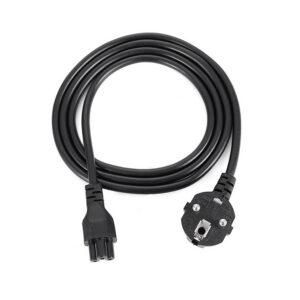 Kabel zasilający Do laptopa Koniczynka 500W 1.5m Czarny