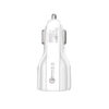 Somostel Ładowarka samochodowa 2XUSB + kabel USB - Lightning 3A+2A 3100mA + 2100mA 1m Quick Charge QC3.0 Biały