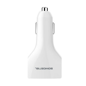 Somostel Ładowarka samochodowa 4XUSB 5.4A Quick Charge QC3.0 Biały SMS-A66