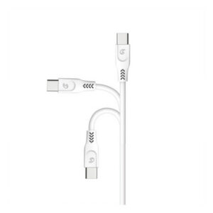 Somostel kabel USB - Typ-C 3.1A 30W 1m QC 3.0 biały SMS-BT09