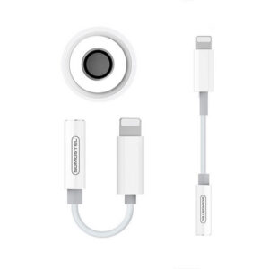 Somostel Adapter HF Apple Lightning - Jack 3,5 cala Biały SMS-BZ01
