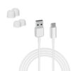 Blackview Słuchawka bluetooth AirBuds 12 TWS BT 5.4 LCD BIAŁY 400mAh