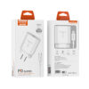 Somostel ładowarka sieciowa Typ-C 25W + kabel Typ-C - Lightning 3A 1m PD biały SMS-Q03