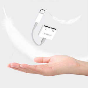 Somostel Adapter HF USB typ C - USB typ C + zasilanie Biały SMS-BZ06