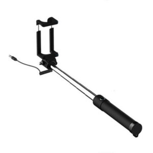 Ecobox Uchwyt telefonu selfie stick Jack 3,5 cala Czarny