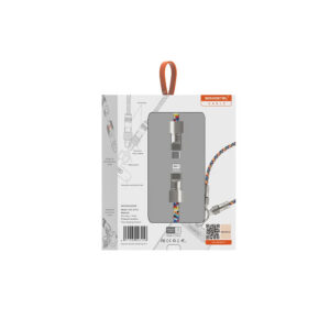 Somostel Smycz na nadgarstek + kabel Typ-C - Lightning 27W Kolorowa SMS-BW34