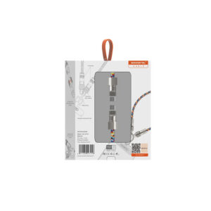 Somostel Smycz na nadgarstek + kabel Typ-C - Typ-C 60W Kolorowa SMS-BW35