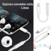 ADAPTER LIGHTNING DO MINI JACK 3,5MM PRZEJŚCIÓWKA BIAŁY IPHONE MMX62ZM BOX APPX