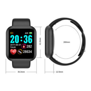 ZEGAREK SMARTWATCH TRUSTY LITE CZARNY PL MENU / APLIKACJA