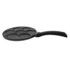 Ecobox Patelnia do Pankejków wesołe buźki 26cm Czarny