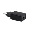 Denmen Ładowarka sieciowa USB + kabel USB - Typ-C 2.4A 12W Czarny DC01TB