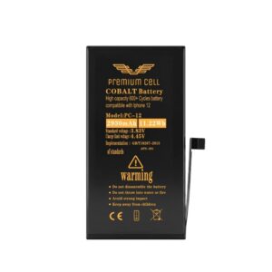 Premium Cell bateria do iPhone 12 / 12 Pro Diagnosable 2930mAh 600+ Cycles cobalt
