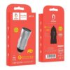 Denmen ładowarka samochodowa USB / USB-C 3.1A 18W QC PD czarny DZ10