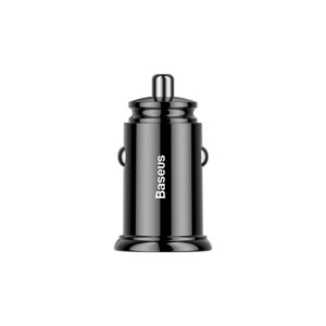 Baseus ładowarka samochodowa USB / USB-C 30W QC PD czarny CCALL-YS01