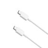 ECOBOX KABEL USB TYP-C DO TYP-C 3A 1M BIAŁY PD USB-C