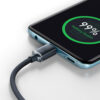 Baseus kabel USB-C - USB-C 5A 100W 1.2m QC PD czarny oplot CAJY0006 01