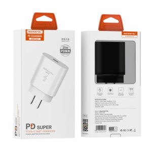 Somostel ładowarka sieciowa Typ-C 25W 3A PD czarny SMS-Q03