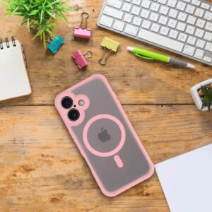 Nakładka Full Matte MagSafe case do iPhone 16 jasnoróżowy