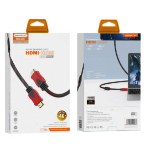 Somostel kabel HDMI 4K 1.5m czarno-czerwony SMS-ZB20