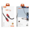 Somostel kabel HDMI 4K 3m czarno-czerwony SMS-ZB22