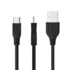 Somostel Kabel USB - Typ-C 3.1A 30W 2 m Quick Charge QC3.0 Czarny SMS-BT02