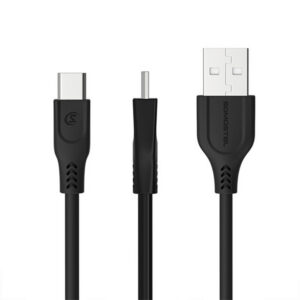 Somostel Kabel USB - microUSB 3.1A 30W 1m Quick Charge QC3.0 Czarny SMS-BT03