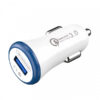 Somostel Ładowarka samochodowa USB + kabel USB - Lightning 3A Quick Charge QC3.0 Biały SMS-A46
