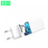 ŁADOWARKA SIECIOWA 2.4A DENMEN BIAŁA 2400mA DC01 12W SINGLE