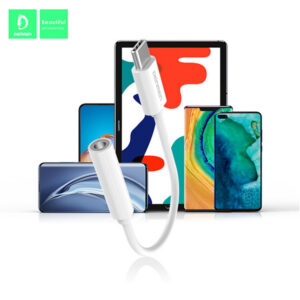 5_thickbox-317.jpg Denmen Adapter HF DU01 TYP-C Jack 3.5 cala Biały DU01
