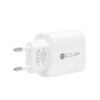 ECOBOX ŁADOWARKA SIECIOWA PAX 20W BIAŁY USB+TYP-C + KABEL TYP-C/LIGHTNING PD