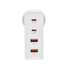 Somostel Ładowarka sieciowa GaN 2x USB / 2x USB-C 130W Power Delivery PD+QC3.0 Biały SMS-Q24