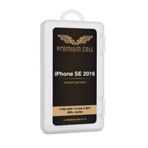 Premium Cell bateria do iPhone SE2016 1700mAh 600+ Cycles cobalt