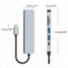 Ecobox Adapter Dex TYP-C Rozdzielacz HDMI / TYP-C / 2xUSB /czytnik kart DEX