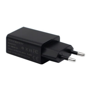 Denmen Ładowarka sieciowa USB + kabel USB - Typ-C 2.4A 12W Czarny DC01TB
