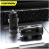 ŁADOWARKA SAMOCHODOWA 2,4A CZARNA DENMEN 2400mA DUAL 2XUSB DZ17